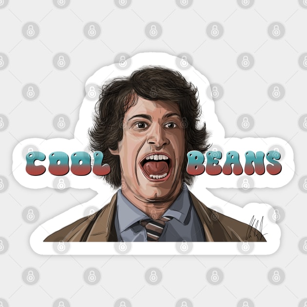 Hot Rod: Cool Beans Sticker by 51Deesigns